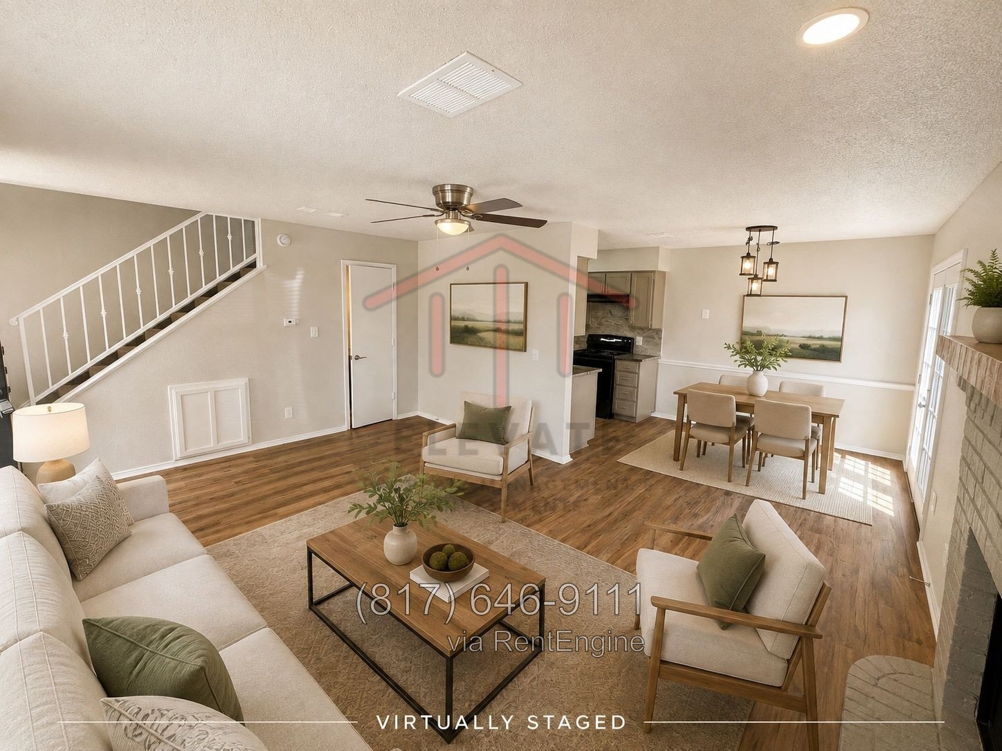 Renovated 2 bedroom, 1.5 bathroom townhome in NRH across from Liberty Park property image