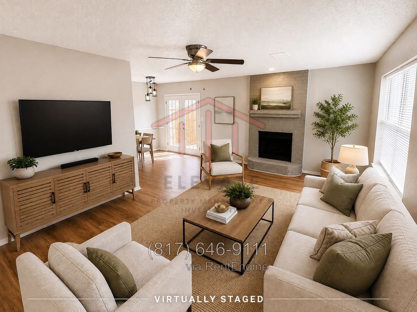 Renovated 2 bedroom, 1.5 bathroom townhome in NRH across from Liberty Park property image
