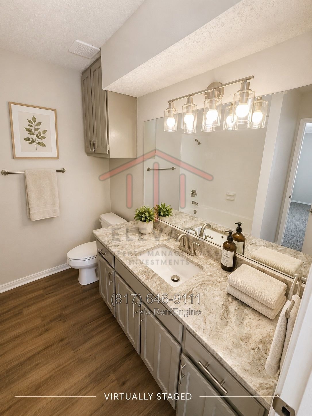 Renovated 2 bedroom, 1.5 bathroom townhome in NRH across from Liberty Park property image